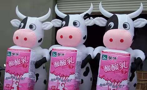 广东牛奶厂广告气模